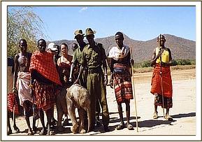 Lesanju's rescuers Milgis Norther Kenya